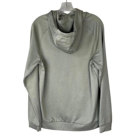 Nike Dri Fit Hoodie Sweatshirt Womens Small Gray Purple Activewear - Picture 2 of 8